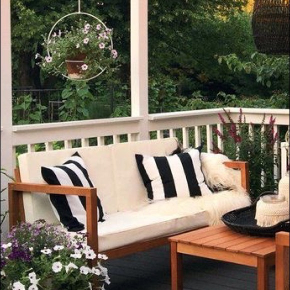 2 pack black white bold stripe pillow cover - Picture 4 of 4